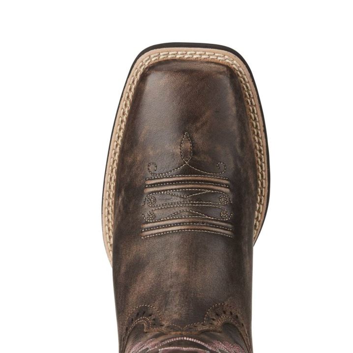 Ariat Quickdraw Western Boot Čokolade | 5vOUzUh9