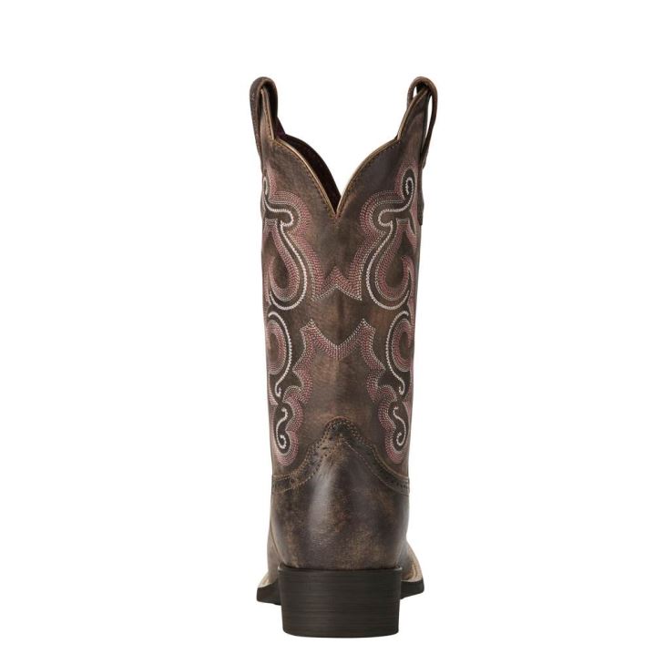 Ariat Quickdraw Western Boot Čokolade | 5vOUzUh9