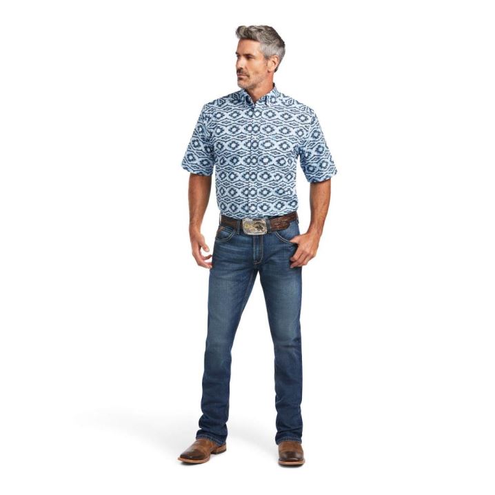 Ariat Quigley Classic Fit Shirt Bele | F9KHNiWr