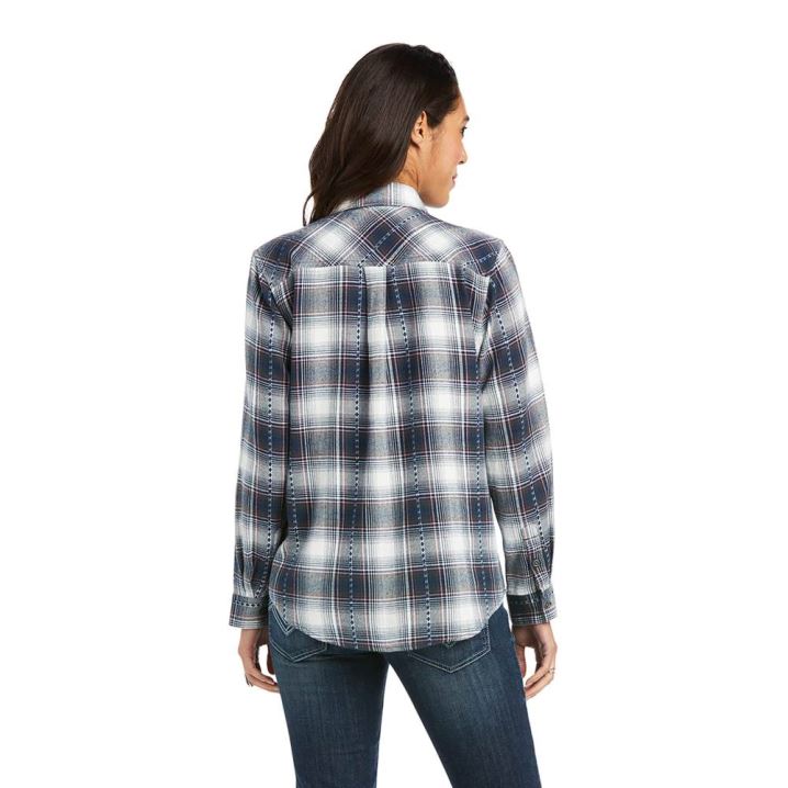 Ariat REAL Billie Jean Shirt Banyan Bark | iFWk4g4q