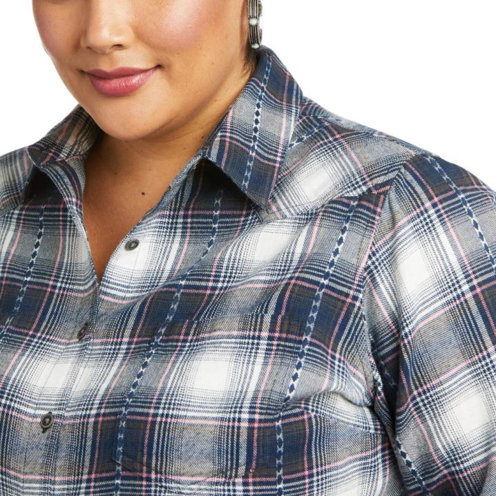 Ariat REAL Billie Jean Shirt Banyan Bark | iFWk4g4q