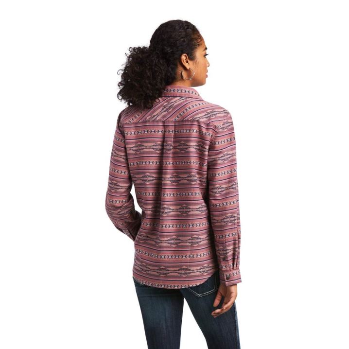 Ariat REAL Billie Jean Shirt Zona Jacquard | iOo5cEv2