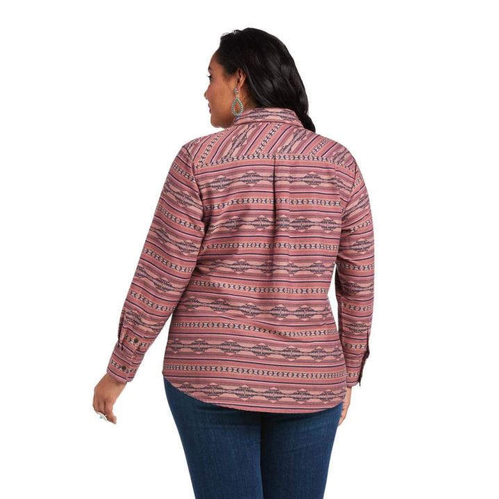 Ariat REAL Billie Jean Shirt Zona Jacquard | iOo5cEv2