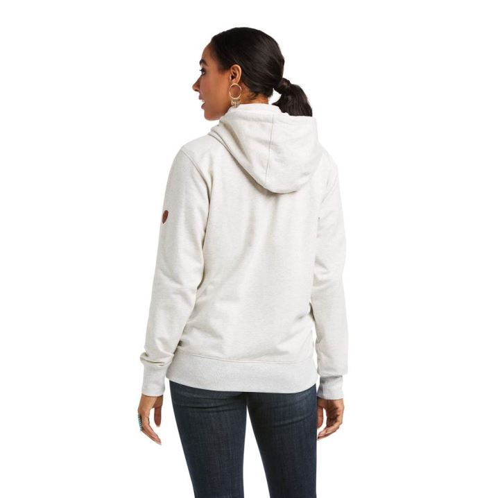 Ariat REAL Elevated Hoodie Bele | rlO4BZxr