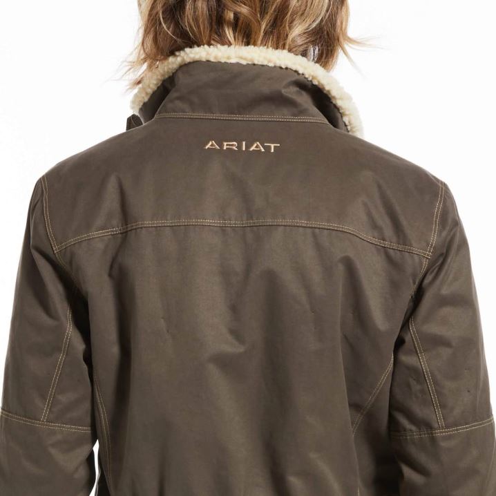 Ariat REAL Grizzly Jacket Banyan Bark | Dur1QoL8