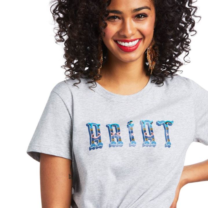 Ariat REAL Kinship Tee Sive | gxZvelVx