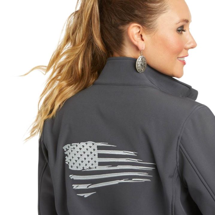 Ariat REAL Team Patriot Softshell Jacket India Ink | NhykNy7X