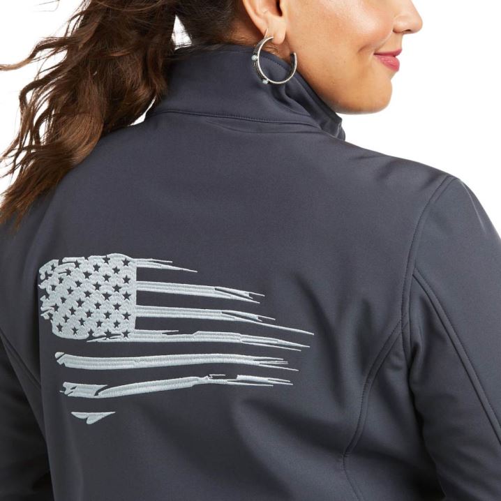 Ariat REAL Team Patriot Softshell Jacket India Ink | NhykNy7X