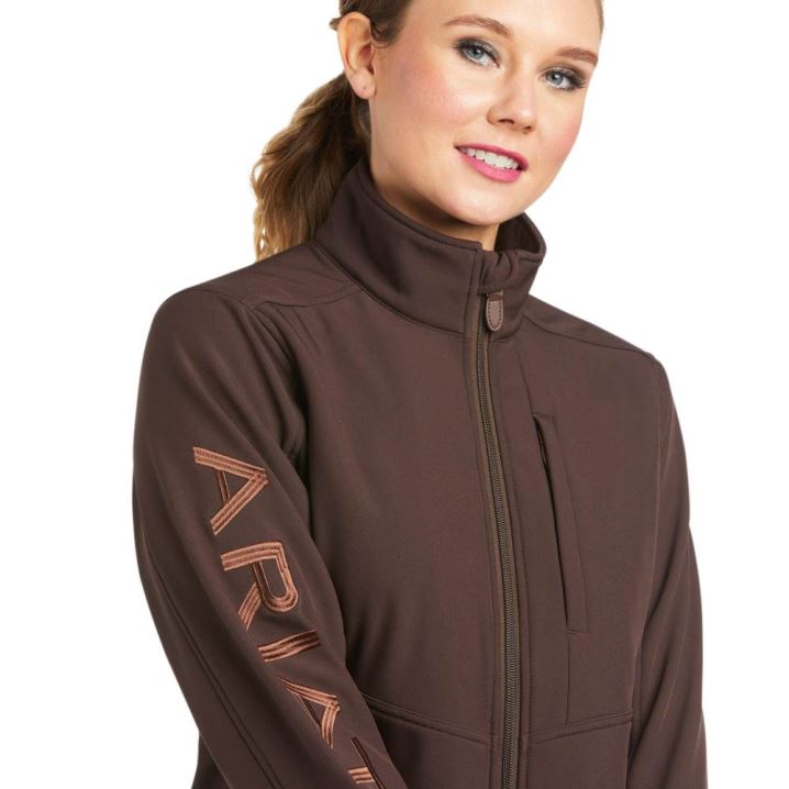 Ariat REAL Team Patriot Softshell Jacket Kava | Y9BUj6mX