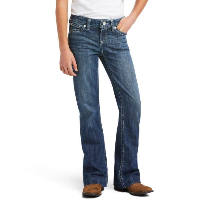 Ariat R.E.A.L. Marley Wide Leg Modre | JxEdAzT0