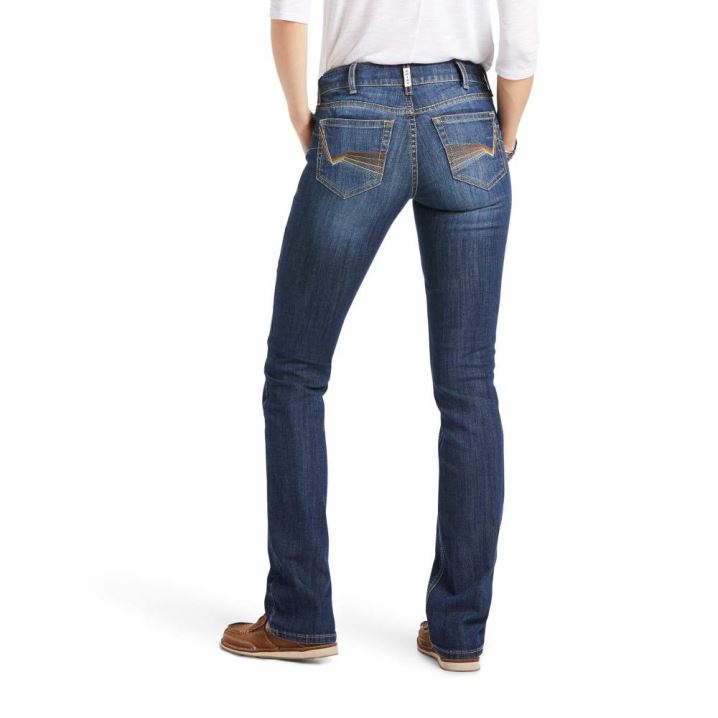 Ariat R.E.A.L. Perfect Rise Analise Stackable Straight Leg Jean Burbank | 92xgeb5j