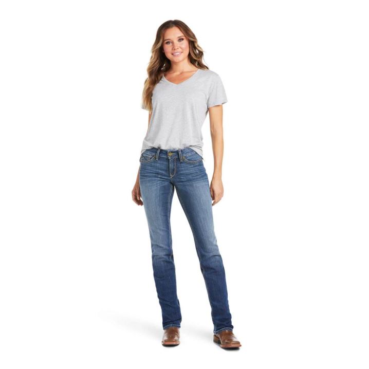 Ariat R.E.A.L. Perfect Rise Catalina Straight Jean Austin | eWKRLFxN