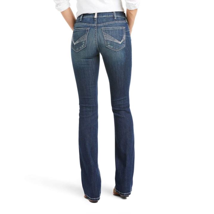 Ariat R.E.A.L. Perfect Rise Cristina Boot Cut Jean Pacific | XCUczDs9