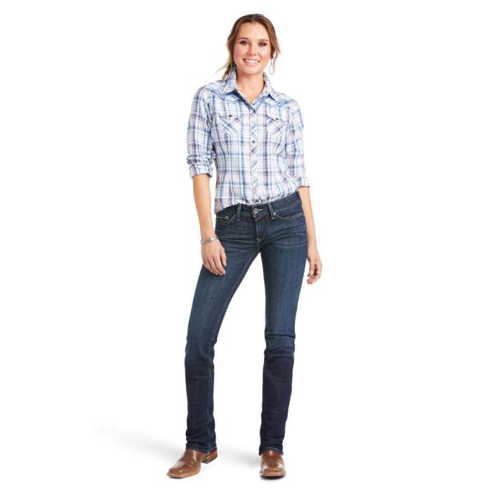 Ariat R.E.A.L. Perfect Rise Skyla Straight Jean Rascal | x1JXvyVT