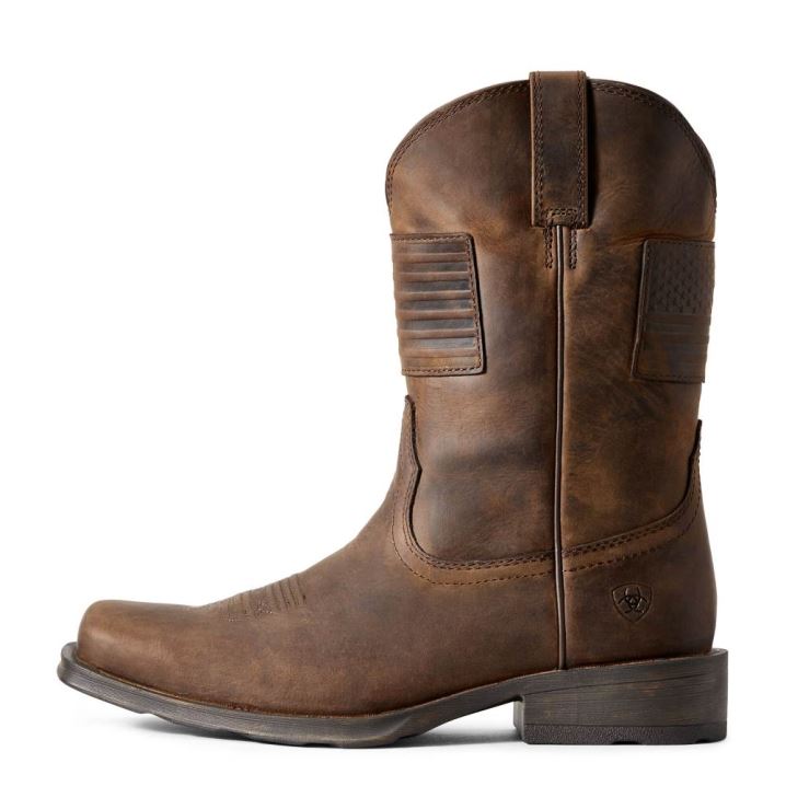 Ariat Rambler Patriot Western Boot Rjave | TJQfZmIt