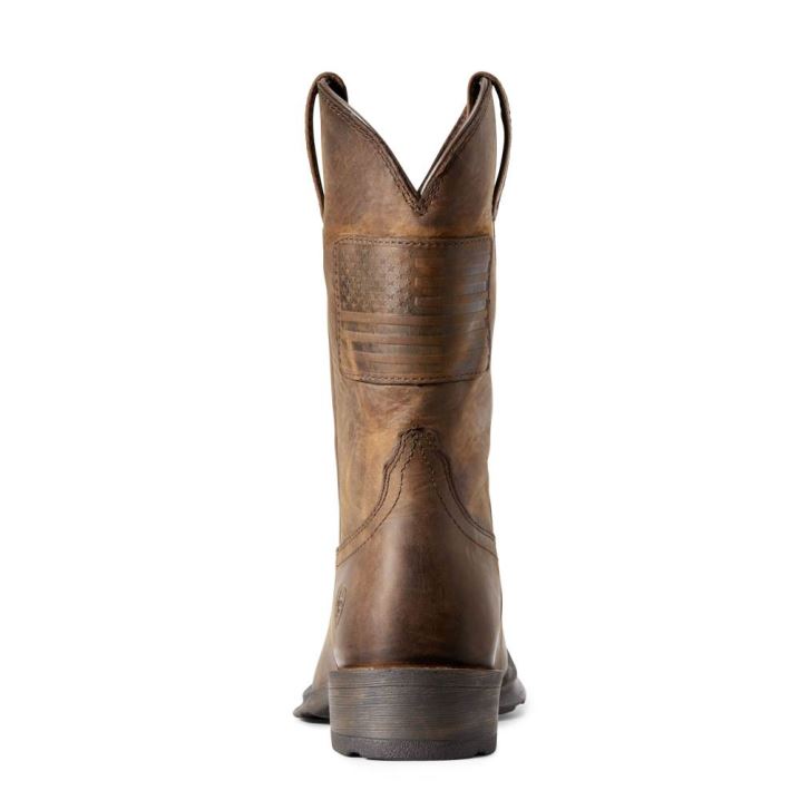 Ariat Rambler Patriot Western Boot Rjave | TJQfZmIt