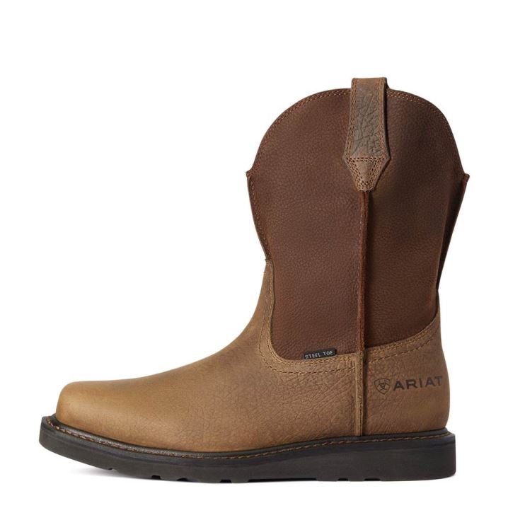 Ariat Rambler Wedge Steel Toe Work Boot Earth | RSR76UyN