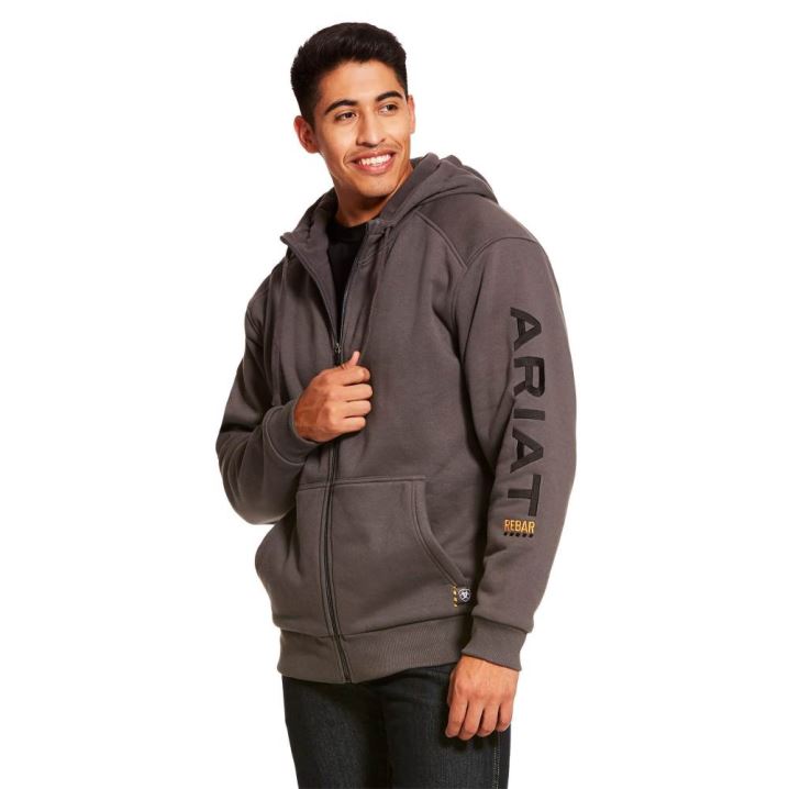 Ariat Rebar All-Weather Full Zip Hoodie Sive | JJALhark