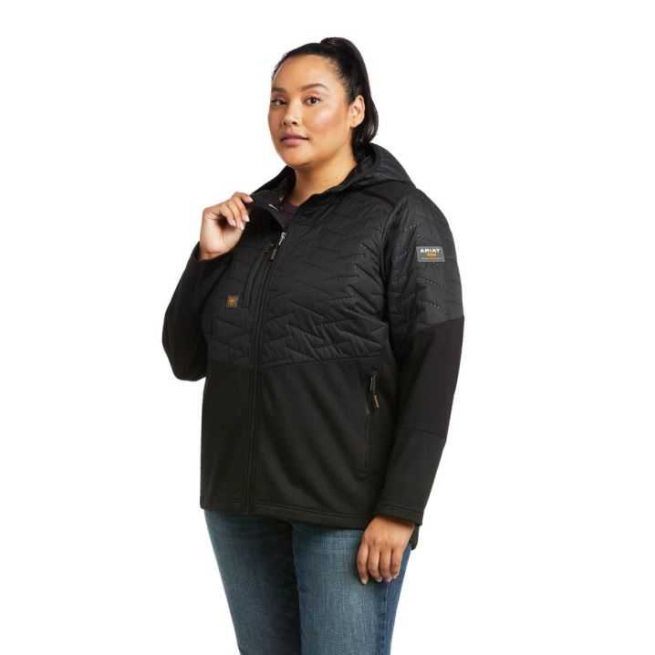 Ariat Rebar Cloud 9 Insulated Jacket Črne | bpV3hoJc