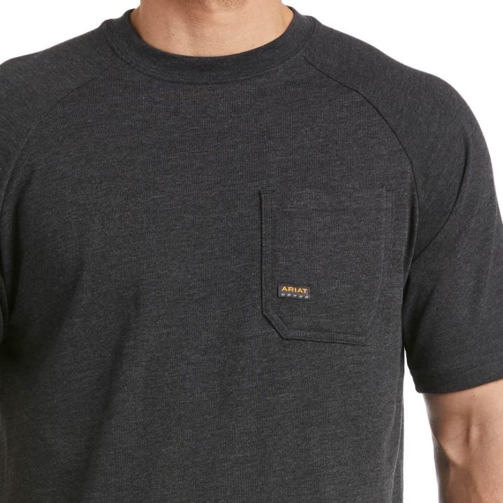 Ariat Rebar Cotton Strong T-Shirt Sive | DBMl63vU