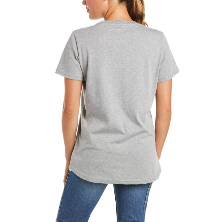 Ariat Rebar Cotton Strong T-Shirt Sive | bZUirXnW