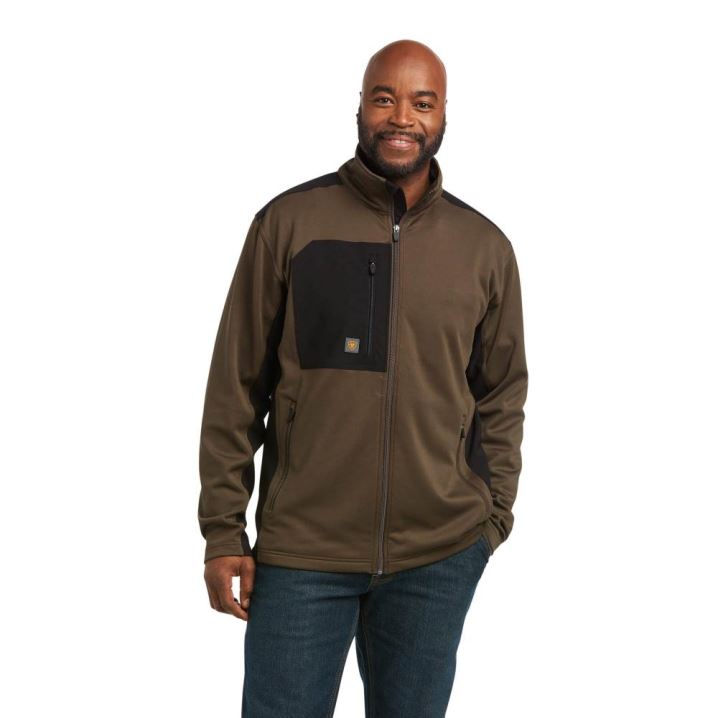 Ariat Rebar Dri-Tech DuraStretch Fleece Hibrid Jacket Wren | 5pcrhtfO