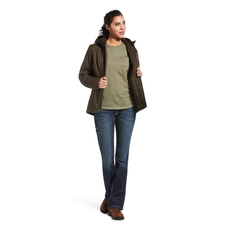 Ariat Rebar DuraCanvas Insulated Jacket Wren | btyf1UZs