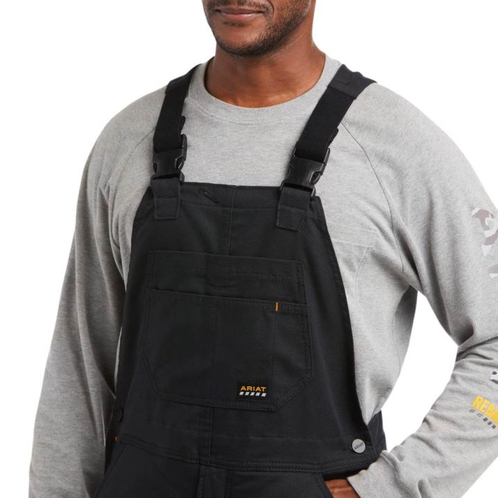 Ariat Rebar DuraCanvas Stretch Insulated Bib Črne | VAc22pLB