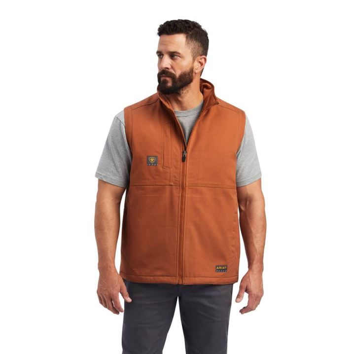 Ariat Rebar DuraCanvas Vest Bakrene | z0aVyXfU