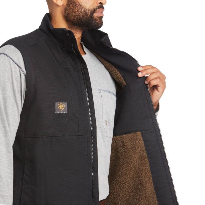 Ariat Rebar DuraCanvas Vest Črne | gKQTz7Wo