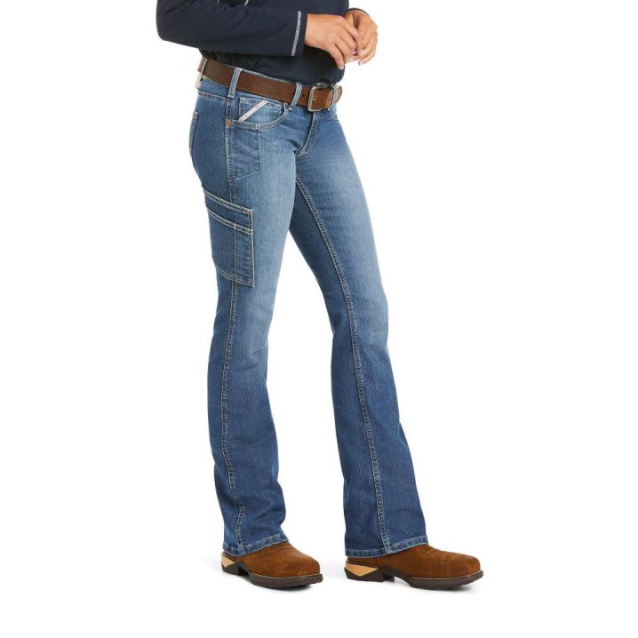 Ariat Rebar DuraStretch Raven Boot Cut Jean Sofia | ZI5hmrVA