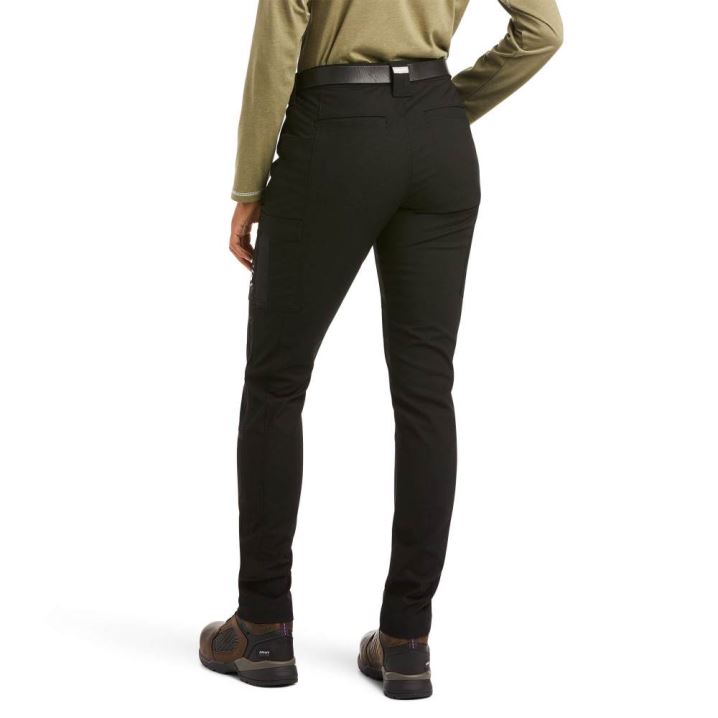 Ariat Rebar DuraStretch Ripstop Cargo Straight Leg Pant Črne | lHhMB8kG