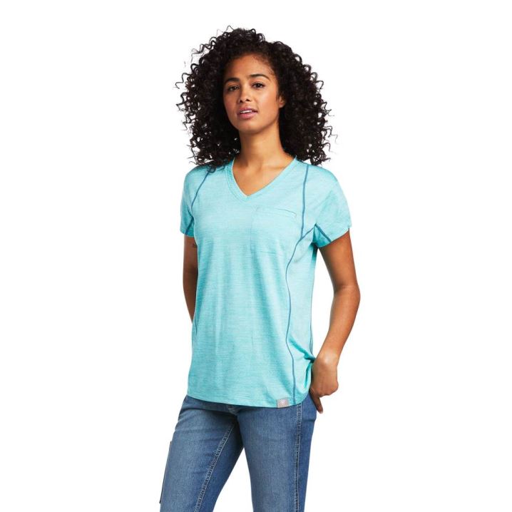 Ariat Rebar Evolution T-Shirt Meadowbrook | LKpetMv1