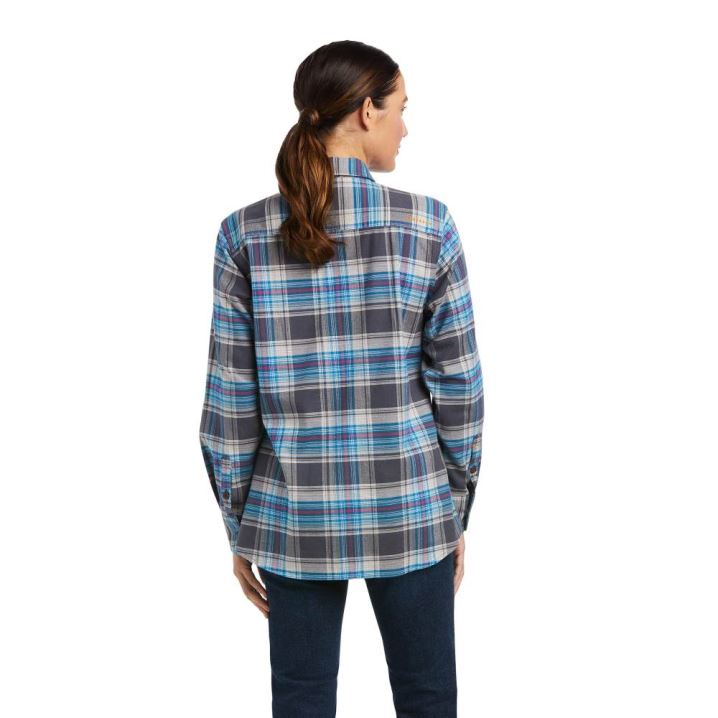 Ariat Rebar Flannel DuraStretch Work Shirt Sive | nYhqirOx