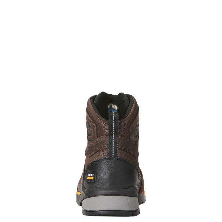 Ariat Rebar Flex 6" Waterproof Work Boot Čokolade Rjave | 0q91TYcw