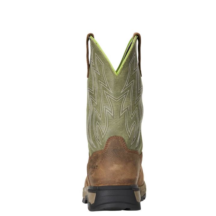 Ariat Rebar Flex Western Waterproof Composite Toe Work Boot Rjave | PLzaZpJ9