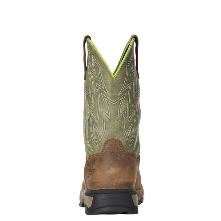 Ariat Rebar Flex Western Waterproof Work Boot Rjave | tCxm5rRR