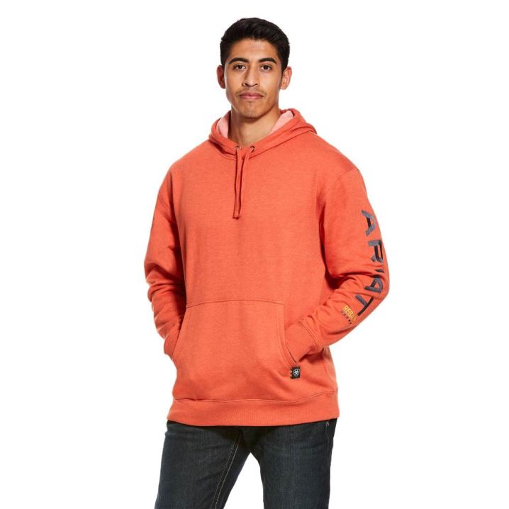 Ariat Rebar Grafične Hoodie Volcanic Heather | wo3I8zTy