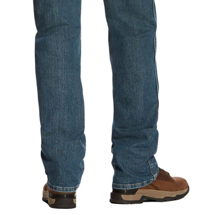 Ariat Rebar M4 Relaxed DuraStretch Basic Boot Cut Jean Carbine | 6nLp12mK