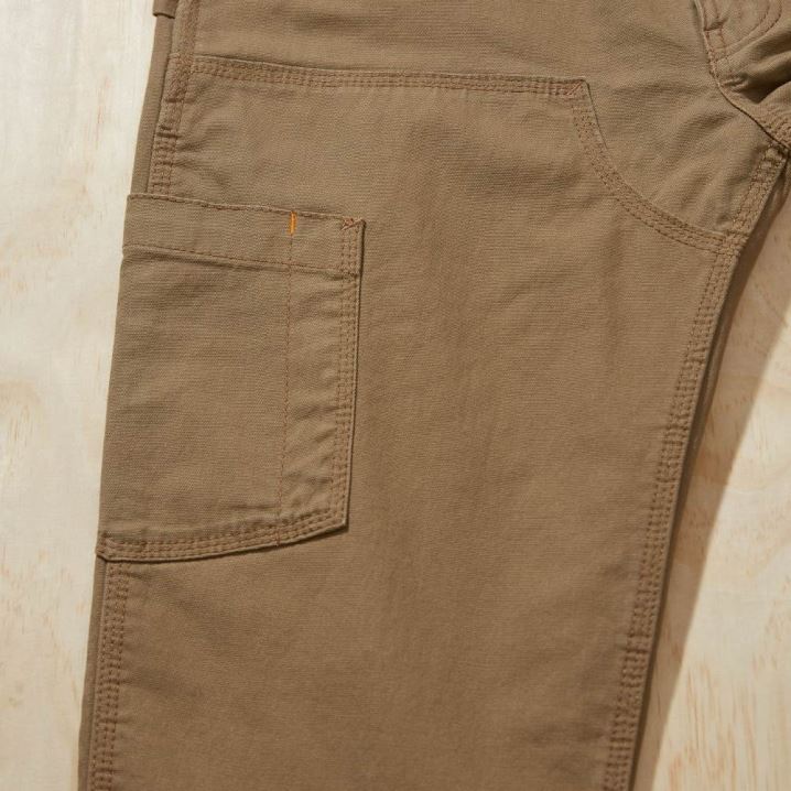 Ariat Rebar M4 Relaxed DuraStretch Made Tough Double Front Stackable Straight Leg Pant Kaki | 0uKBmp25