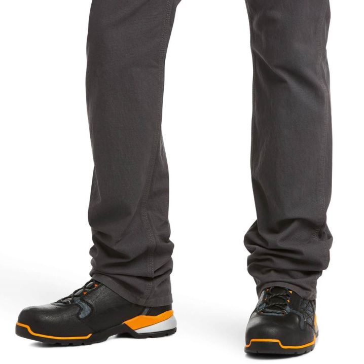 Ariat Rebar M4 Relaxed DuraStretch Made Tough Stackable Straight Leg Pant Sive | VXmWDXYK