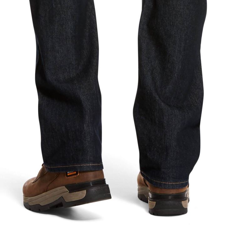 Ariat Rebar M5 Straight DuraStretch Edge Stackable Straight Leg Jean Cobalt | VanFyQO8