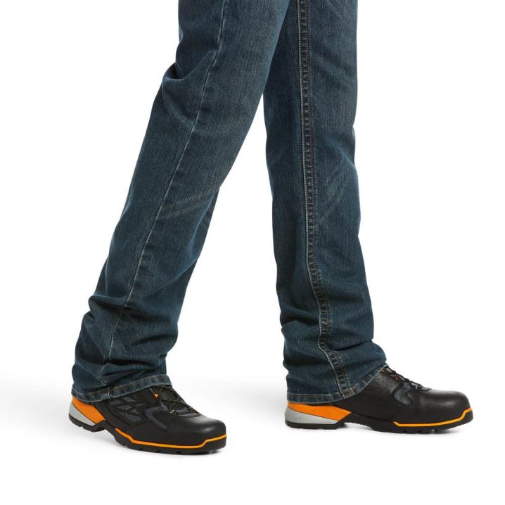 Ariat Rebar M5 Straight DuraStretch Edge Stackable Straight Leg Jean Ironside | t1oCbQhw