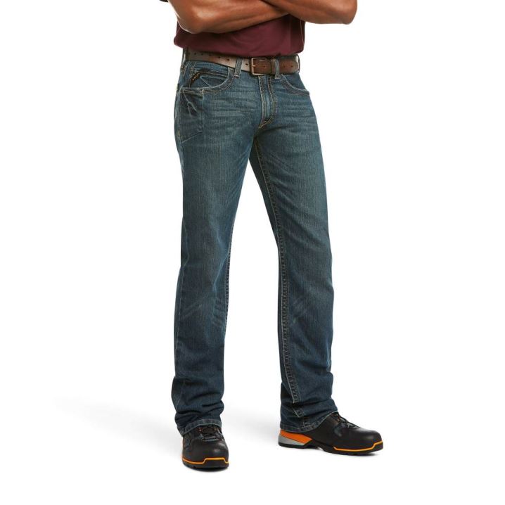 Ariat Rebar M5 Straight DuraStretch Edge Stackable Straight Leg Jean Ironside | t1oCbQhw