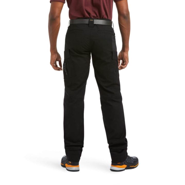 Ariat Rebar M5 Straight DuraStretch Ripstop Cargo Straight Pant Črne | Zxjf9sY1