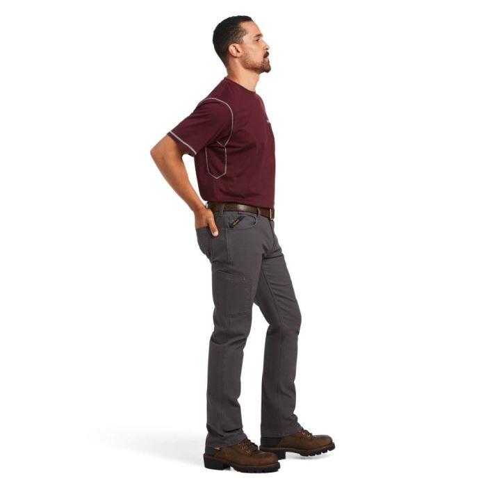 Ariat Rebar M7 Slim DuraStretch Made Tough Straight Pant Sive | lTAU4zjd