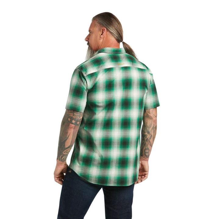 Ariat Rebar Made Tough DuraStretch Work Shirt Amazon Plaid | 0FchOb4S