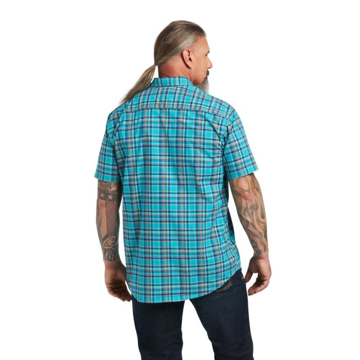 Ariat Rebar Made Tough DuraStretch Work Shirt Pav | D9NtysDH