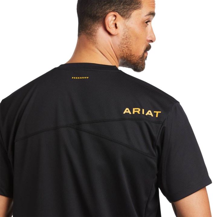 Ariat Rebar Polartec Elite All Season T-Shirt Črne | rKgNLu2k