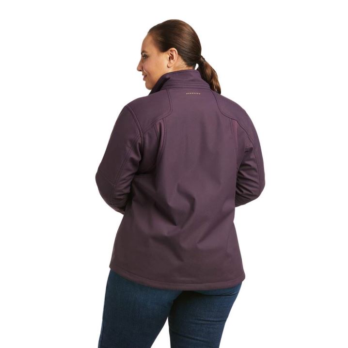 Ariat Rebar Stretch Canvas Softshell Jacket Vijolične | FyZ8f9XZ